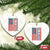 Funny Gulf Of US America Est 2025 Ceramic Ornament USA American Flag TS02 Print Your Wear