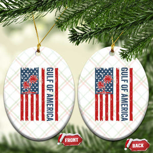 Funny Gulf Of US America Est 2025 Ceramic Ornament USA American Flag TS02 Print Your Wear
