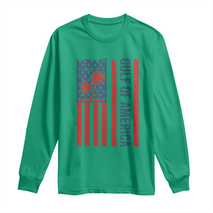 Funny Gulf Of US America Est 2025 Long Sleeve Shirt USA American Flag TS02 Irish Green Print Your Wear