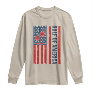 Funny Gulf Of US America Est 2025 Long Sleeve Shirt USA American Flag TS02 Sand Print Your Wear