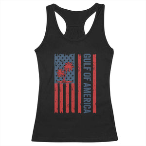 Funny Gulf Of US America Est 2025 Racerback Tank Top USA American Flag TS02 Black Print Your Wear
