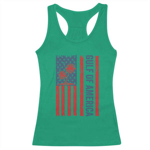 Funny Gulf Of US America Est 2025 Racerback Tank Top USA American Flag TS02 Irish Green Print Your Wear
