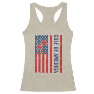 Funny Gulf Of US America Est 2025 Racerback Tank Top USA American Flag TS02 Sand Print Your Wear
