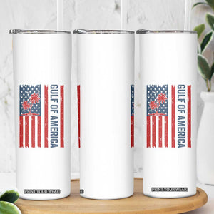 Funny Gulf Of US America Est 2025 Skinny Tumbler USA American Flag TS02 Print Your Wear