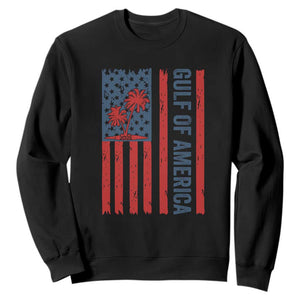 Funny Gulf Of US America Est 2025 Sweatshirt USA American Flag TS02 Black Print Your Wear
