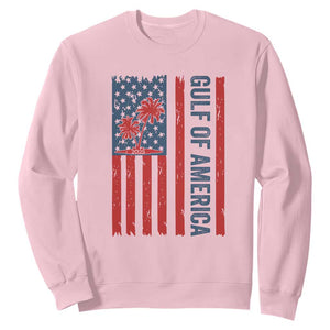 Funny Gulf Of US America Est 2025 Sweatshirt USA American Flag TS02 Light Pink Print Your Wear