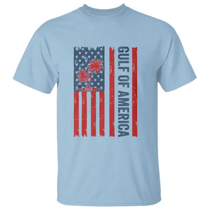 Funny Gulf Of US America Est 2025 T Shirt USA American Flag TS02 Light Blue Print Your Wear