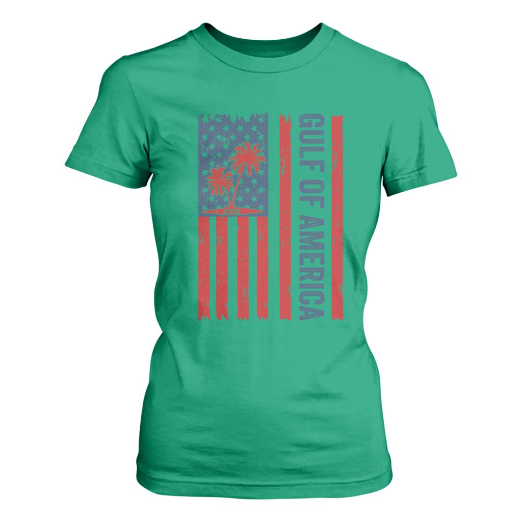 Funny Gulf Of US America Est 2025 T Shirt For Women USA American Flag TS02 Irish Green Print Your Wear
