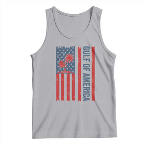 Funny Gulf Of US America Est 2025 Tank Top USA American Flag TS02 Athletic Heather Print Your Wear
