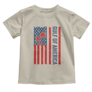 Funny Gulf Of US America Est 2025 Toddler T Shirt USA American Flag TS02 Sand Print Your Wear