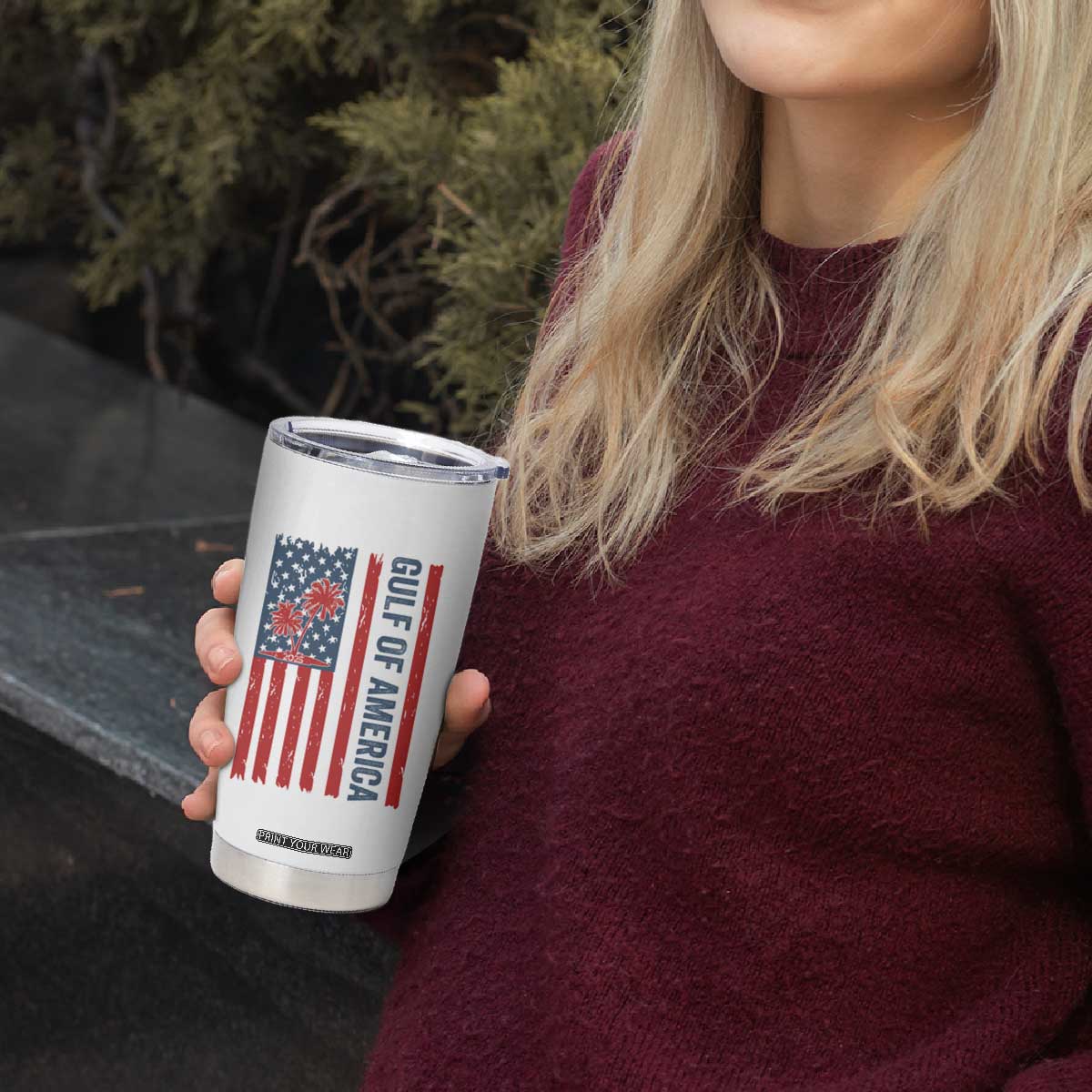 Funny Gulf Of US America Est 2025 Tumbler Cup USA American Flag TS02 Print Your Wear