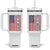 Funny Gulf Of US America Est 2025 Tumbler With Handle USA American Flag TS02 One Size: 40 oz White Print Your Wear
