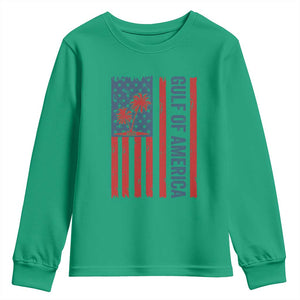 Funny Gulf Of US America Est 2025 Youth Sweatshirt USA American Flag TS02 Irish Green Print Your Wear