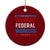 Support Federal Workers Ceramic Ornament Patriotic Protect Defend Employee Solidarity TS02 1pc Red Print Your Wear