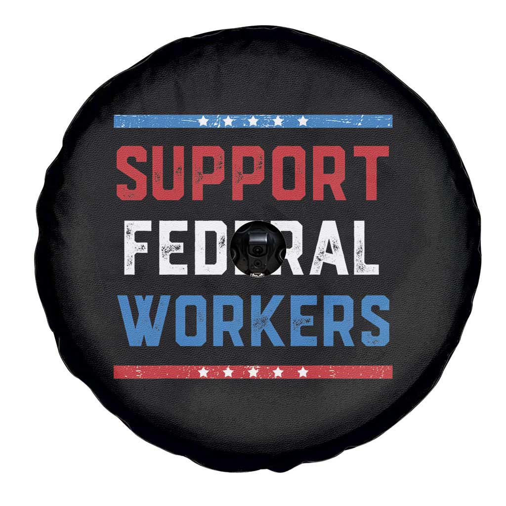 Support Federal Workers Spare Tire Cover Patriotic Protect Defend Employee Solidarity TS02 Print Your Wear