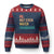 Ramadan Kareem Mubarak Ugly Christmas Sweater No Not Even Water Ramadan TS02 Navy Red Print Your Wear