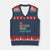 Ramadan Kareem Mubarak V-Neck Knit Sweater Vest No Not Even Water Ramadan TS02 Navy Red Print Your Wear