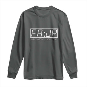 Fajr Time Muslim Long Sleeve Shirt Ramadan Mubarak Kareem TS02 Dark Heather Print Your Wear
