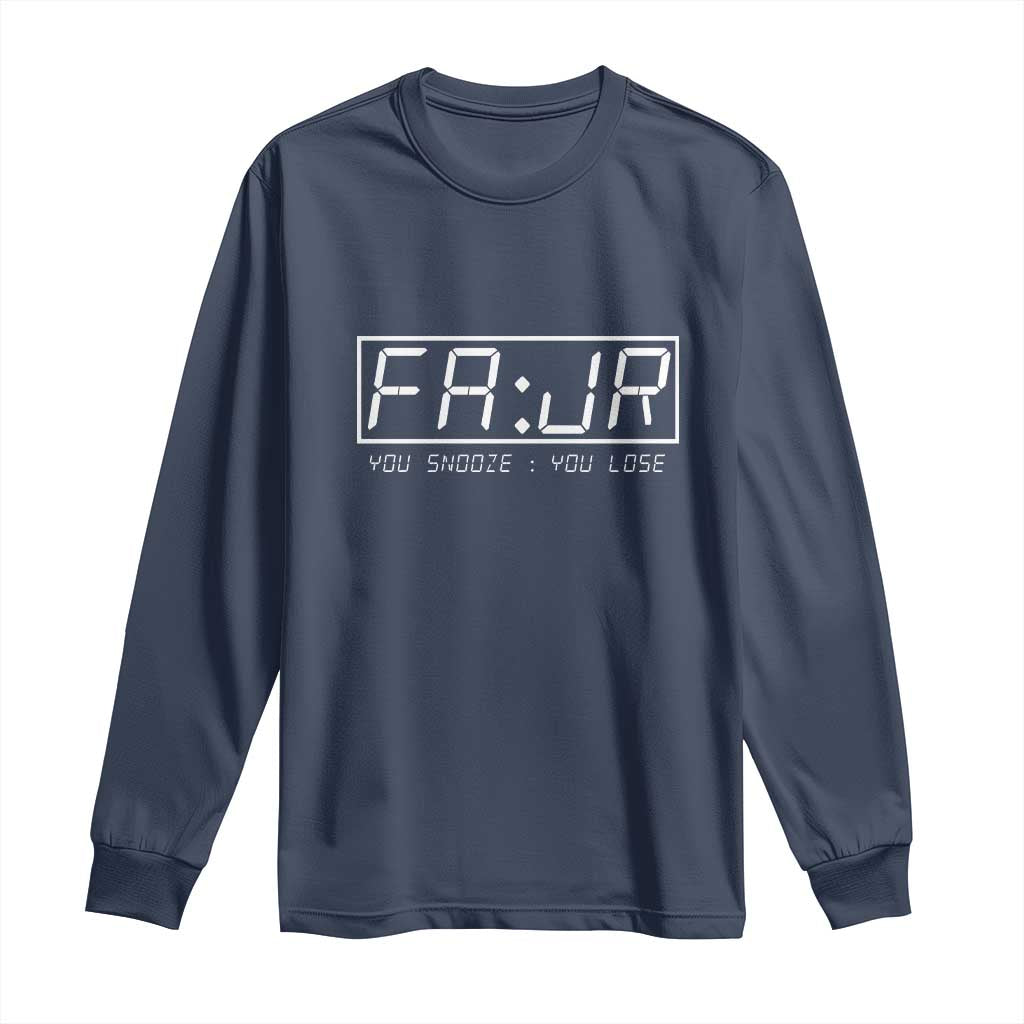 Fajr Time Muslim Long Sleeve Shirt Ramadan Mubarak Kareem TS02 Navy Print Your Wear