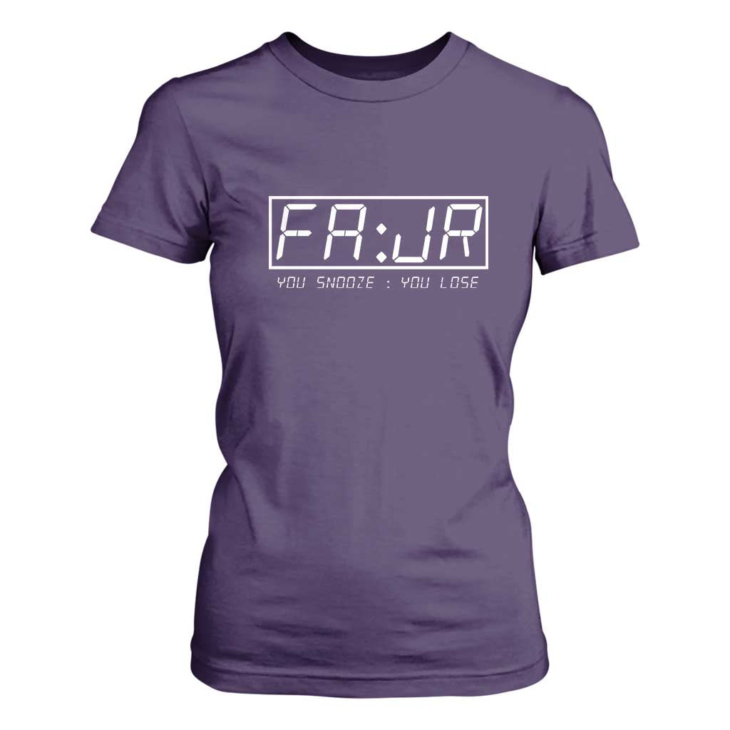 Fajr Time Muslim T Shirt For Women Ramadan Mubarak Kareem TS02 Purple Print Your Wear