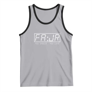 Fajr Time Muslim Tank Top Ramadan Mubarak Kareem TS02 Athletic Heather Black Print Your Wear