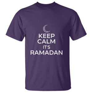 Keep Calm It's Ramadan T Shirt Kareem Eid Mubarek Islamic Muslims TS02 Purple Print Your Wear