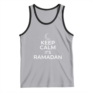 Keep Calm It's Ramadan Tank Top Kareem Eid Mubarek Islamic Muslims TS02 Athletic Heather Black Print Your Wear
