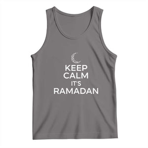 Keep Calm It's Ramadan Tank Top Kareem Eid Mubarek Islamic Muslims TS02 Deep Heather Print Your Wear
