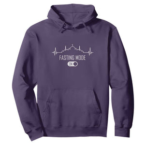 Happy Ramadan Islamic Hoodie Fasting Mode Is On Muslim TS02 Purple Print Your Wear