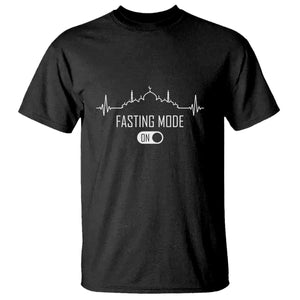 Happy Ramadan Islamic T Shirt Fasting Mode Is On Muslim TS02 Black Print Your Wear