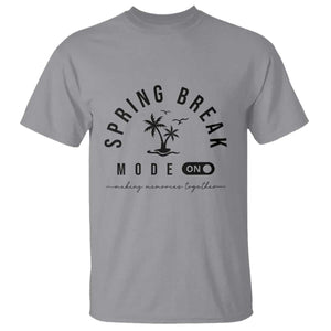 Spring Vacation Break 2025 T Shirt Mode On Party Ready Beach Vibes TS02 Sport Gray Print Your Wear