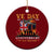 VE Day 80th Anniversary Ceramic Ornament 2025 Celebration Union Flag WWII Remembrance TS02 1pc Red Print Your Wear