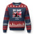 VE Day 80th Anniversary Ugly Christmas Sweater Victory in Europe Union Flag WWII Remembrance TS02 Navy Red Print Your Wear