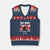 VE Day 80th Anniversary V-Neck Knit Sweater Vest Victory in Europe Union Flag WWII Remembrance TS02 Navy Red Print Your Wear
