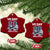 VE Day 80th Anniversary Ceramic Ornament 2025 Celebration WWII Remembrance Retro TS02 Print Your Wear