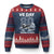 VE Day 80th Anniversary Ugly Christmas Sweater 2025 Celebration WWII Remembrance Retro TS02 Navy Red Print Your Wear