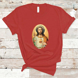 Funny Fishing T Shirt Funny Jesus Gone Fishing Jesus Relaxing Funny Fishing Gifts For Men Women Fisherman TS02 Red Print Your Wear