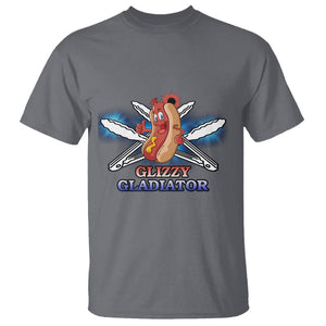 Hot Dog Lover T Shirt Glizzy Gladiator TS02 Charcoal Printyourwear