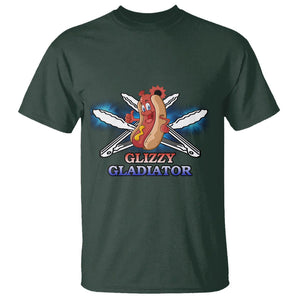 Hot Dog Lover T Shirt Glizzy Gladiator TS02 Dark Forest Green Printyourwear