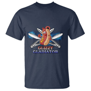 Hot Dog Lover T Shirt Glizzy Gladiator TS02 Navy Printyourwear