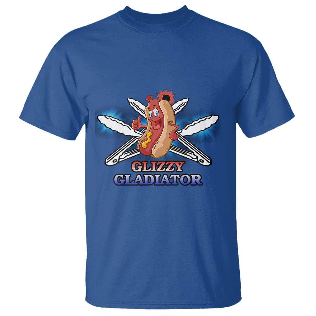 Hot Dog Lover T Shirt Glizzy Gladiator TS02 Royal Blue Printyourwear