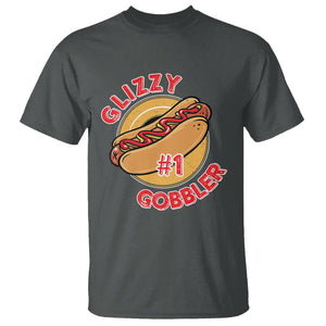 Hot Dog Lover T Shirt Glizzy #1 Gobbler - PrintYourWear Size: S Color: Dark Heather