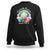God's Promise Sweatshirt Reclaim The Rainbow Genesis 9:13-17 TS02 Black Printyourwear