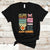 Groovy Retro Let Them Misunderstand You Judge You Teacher T Shirt TS02 Black Printyourwear