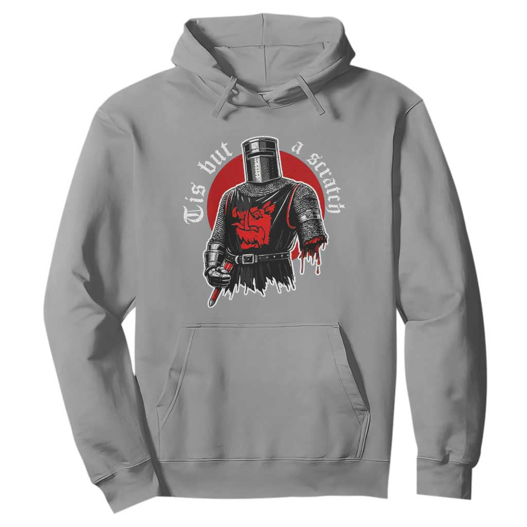 Funny One Arm Knight Medieval Hoodie Tis But A Scratch Classic Dark Humor Parody