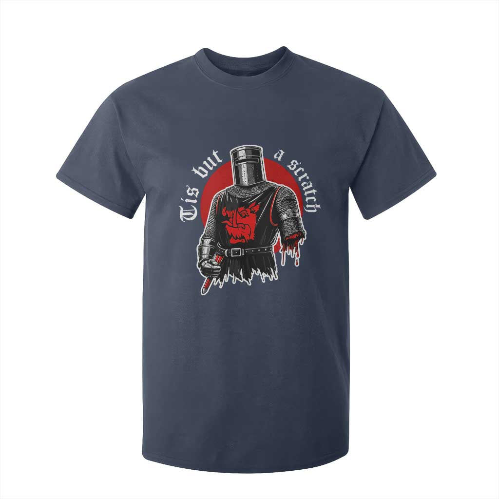Funny One Arm Knight Medieval T Shirt For Kid Tis But A Scratch Classic Dark Humor Parody