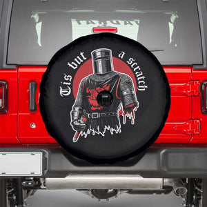 Funny One Arm Knight Medieval Spare Tire Cover Tis But A Scratch Classic Dark Humor Parody