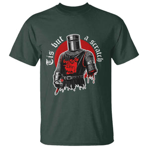 Funny One Arm Knight Medieval T Shirt Tis But A Scratch Classic Dark Humor Parody