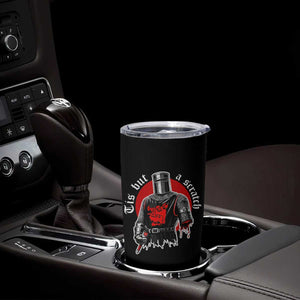 Funny One Arm Knight Medieval Tumbler Cup Tis But A Scratch Classic Dark Humor Parody