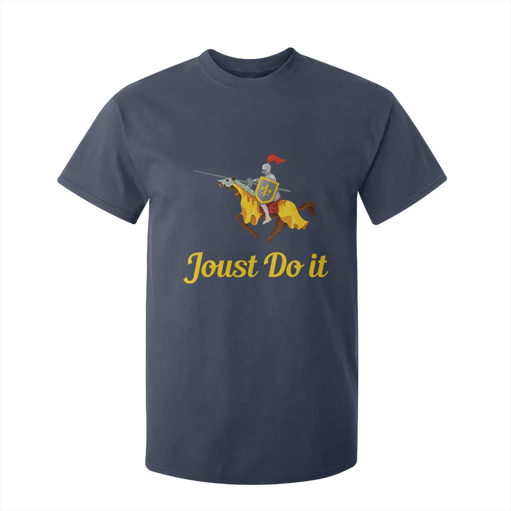 Funny Joust Do It Medieval Knight Horse Graphic T Shirt For Kid Jousting Renaissance Faire Parody